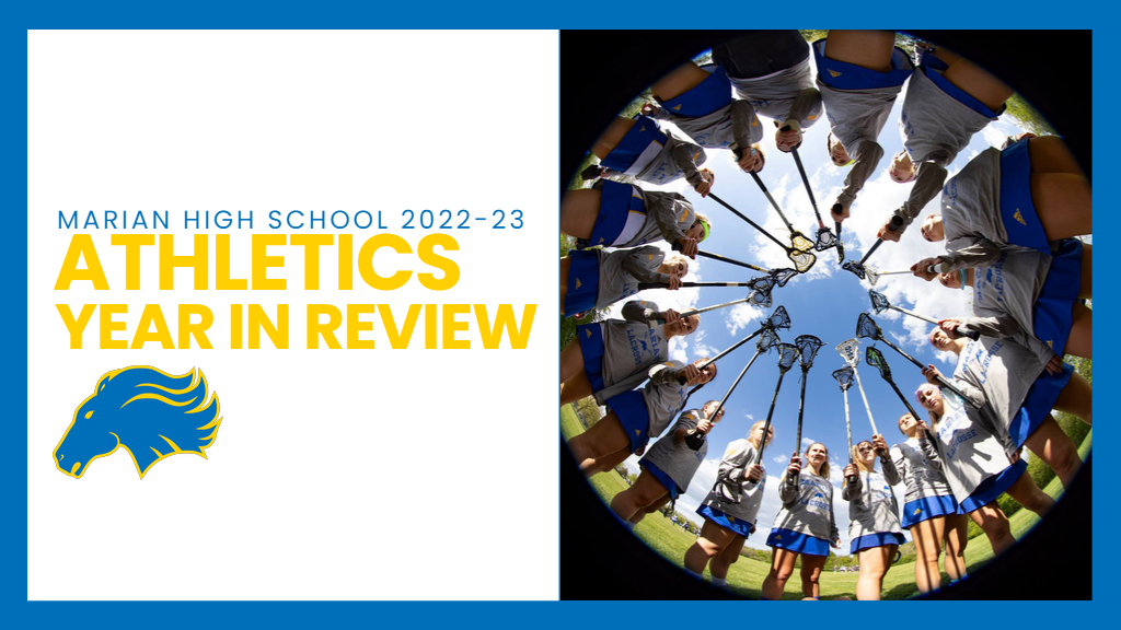Marian High School celebrated state titles in volleyball and swimming &amp; diving during the 22-23 school year as well as 24 first-team all-state awards.