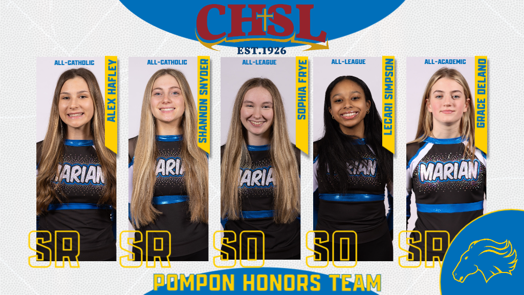 Three seniors, two sophomores named to 2022-23 CHSL Pompon Honor Team