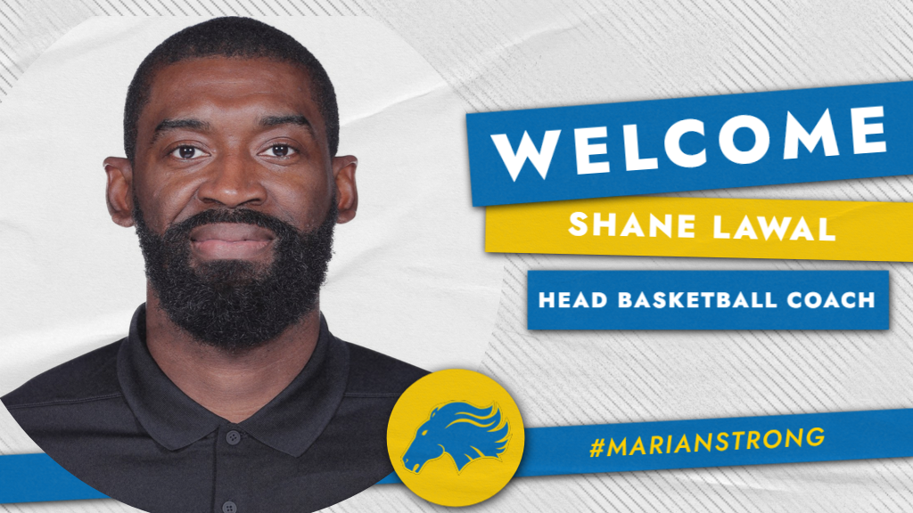 Shane Lawal will lead the Marian Basketball Program beginning in the 2024-25 season.